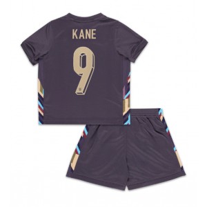 Fotbalové Dres Anglie Harry Kane #9 Dětské Venkovní Oblečení ME 2024 Krátký Rukáv (+ trenýrky)